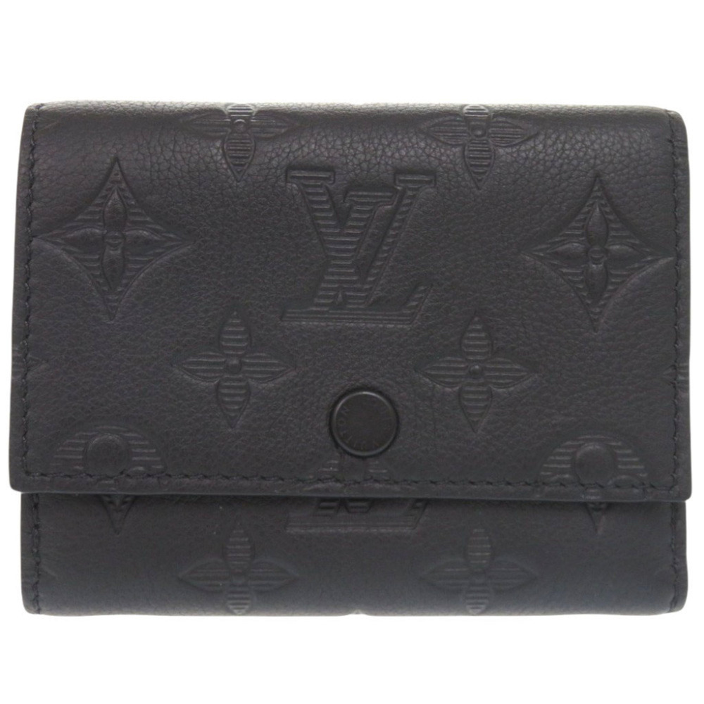 Louis Vuitton Victor Wallet Monogram Shadow M12635 IC Black Tri-fold LV 1404 ...